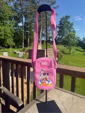NWT Disney 100 Anniversary Pink Mickey & Friends Mini Crossbody Bag